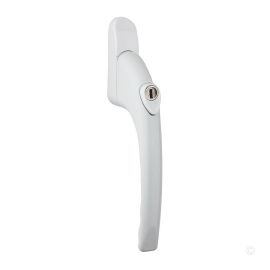 MILA Prolinea Inline Espag Window Lock Handle - White 40mm