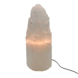 Selenite Crystal Rock Healing Lamp - 25cm