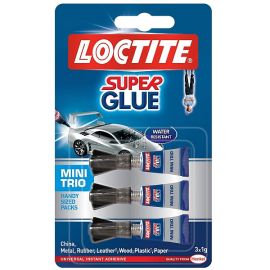 Loctite Super Glue Mini Trio 3 x 1g
