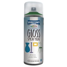 Johnstones Revive Gloss Spray Paint - Lush Green 400ml