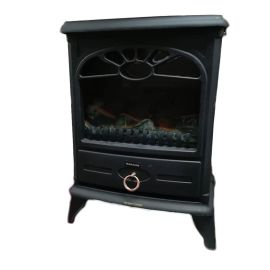 Mansion 2000W Black Log Flame Effect Heater