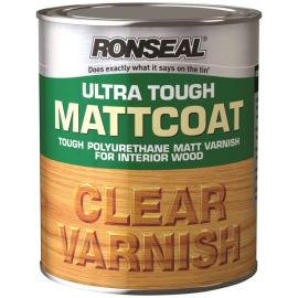 Ronseal Ultra Tough Varnish Matt - 750ml