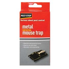 Pest Stop Easy Setting Metal Mouse Trap