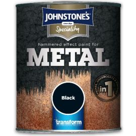 Johnstone's  Hammered effect Metal Paint - Silver