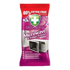 Green Shield XL Microwave & Fridge / Freezer Wipes - 70 Sheets.