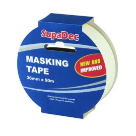 38mm x 50m SupaDec Masking Tape