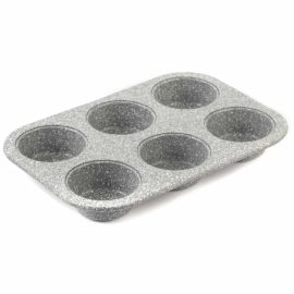 Salter Marble Collection 6 Cup Muffin Tray