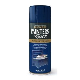 Rust-Oleum Painters Touch Spray Paint - Navy Blue Gloss 400ml