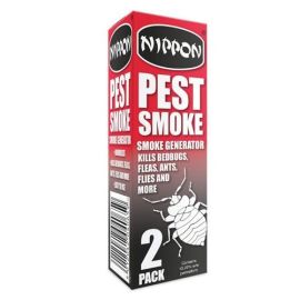 Nippon Pest Smoke Fumigator: Kills Bedbugs, Fleas, Ants & Flies - Pack of 2