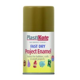 Plastikote Fast Dry Project Enamel Spray Paint - Nut Brown 100ml