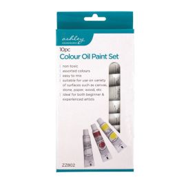Ashley 10pc Colour Oil Paint Set