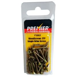 Premier ZYP Wood Screws - 3mm x 20mm - Pack of 50