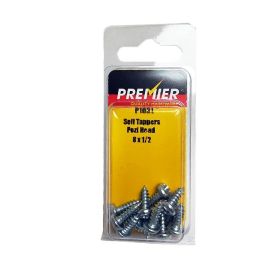 Premier Self Tappers Pozi Head Screws - 8 x ½ - Pack Of 15