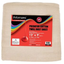 Petersons Predator Cotton Twill Dust Sheet - 12 x 9 Ft