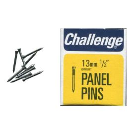 Challenge 13mm Bright Steel Panel Pins - 30g