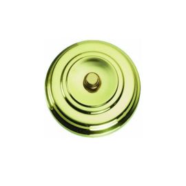 Polished Brass Circular Stepped Bell Push