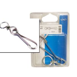 Chapuis Simplex Spring Snap Hook with Swivel - 80mm
