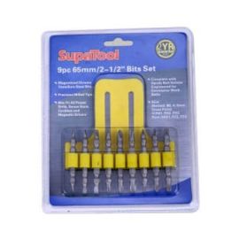 SupaTool Drill/Driver Bit 9 Piece