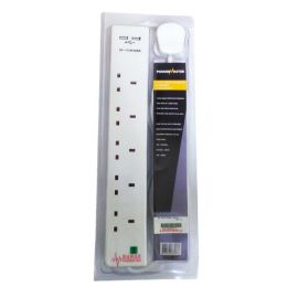 PowerMaster 5 Way Surge Protected Extension with 2 USB Outlets