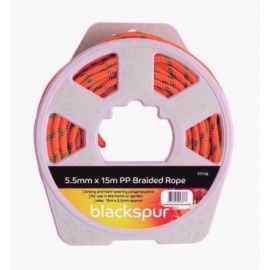 Blackspur PP Braided Rope - 5.5mm x 15m