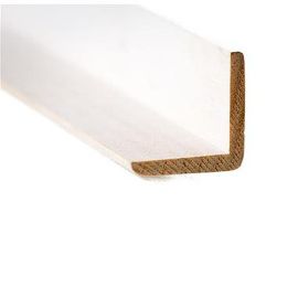 White Primed Moulding Corner Angle - 38 x 38 x 2.4m