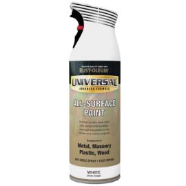 Rust-Oleum Universal All-Surface Spray Paint - White Satin 400ml