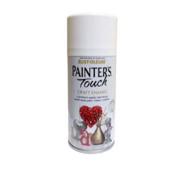 Rust-Oleum Painter's Touch Craft Enamel Spray Paint - White 150ml