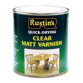 Rustins Quick Drying Varnish Clear Matt 500ml