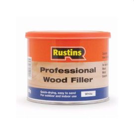 Rustins Professional Wood Filler - 500g White