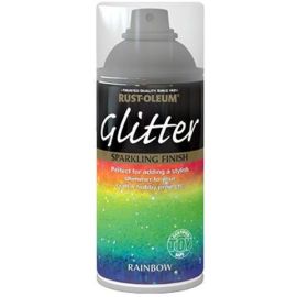 Rust-Oleum Rainbow Glitter Sparkling Finish Spray Paint - 150ml