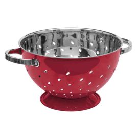 Red Stainless Steel Sieve - 25cm
