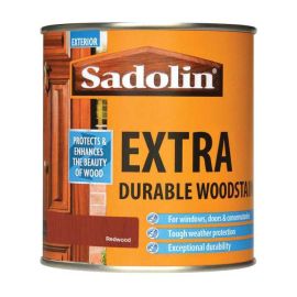 Sadolin Extra Durable Exterior Woodstain - Redwood 1L