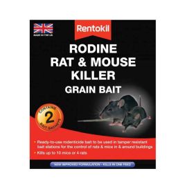 Rentokil Rodine Rat & Mouse Killer Grain Bait - 2 Sachet