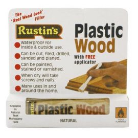 Rustins Plastic Wood Filler Tube Natural