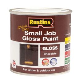 Rustins Quick Dry Small Job Gloss Paint - Chocolate 250ml