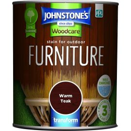 Johnstone's Outdoor Furniture Stain 750ml - Warm Teak