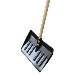 Snow Scoop Paddle & 54" Wooden Handle