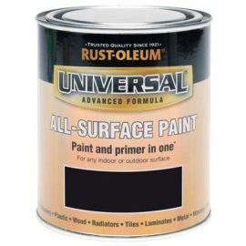 Rust-Oleum Universal All Surface Paint Black Satin 250ml