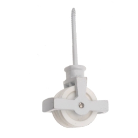 44mm Double Line Pulley White