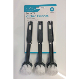 Set Of 3 Kitchen Brushes