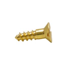 Slotted Brass Countersunk Woodscrew - 1/2 " X 6