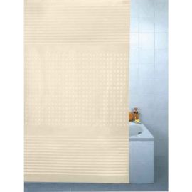 Blue Canyon Peva Cream Wave Shower Curtain - 180cm