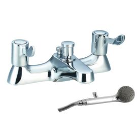 3/4" Apollo 1/4" Bath and Shower Mixer with Turn Levers