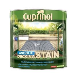 Cuprinol Anti-Slip Decking Stain - Silver Birch 2.5L