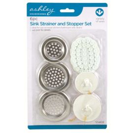 Ashley 6 Piece Sink Strainer & Stopper Set