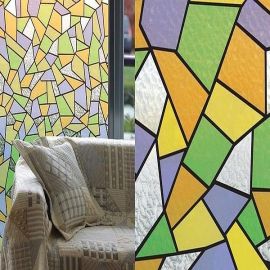 Stained Glass Effect Self Adhesive Contact 1m x 45cm