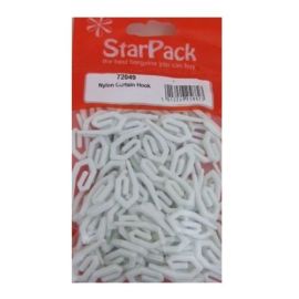 Curtain Hooks Nylon - Pack of 80 (Approx)