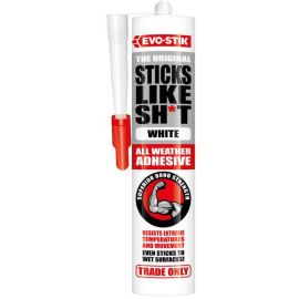 Evo-Stik Sticks Like Sh*t Adhesive White - 310ml