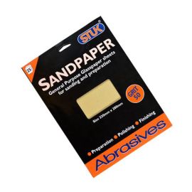 Stuk Glasspaper Sanding Paper - Grit 50 2.5 Coarse - Pack Of 25