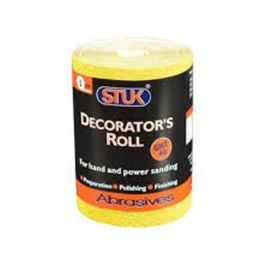 Stuk Decorators Roll For Hand & Power Sanding - 5m Grit 180 / Fine